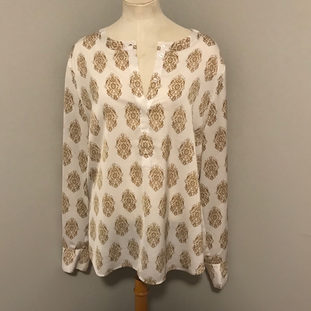 JCrew Gold Top